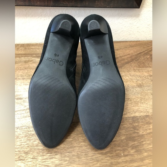 Gabor Ankle Bootie Black Suede Leather Women's UK Size 4.5 / US Size 7 - Picture 6 of 8